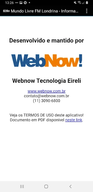 Mundo Livre FM Londrina Screenshot 2