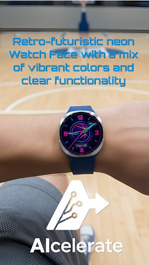 BKB NEON M1 Watch Face Screenshot 3