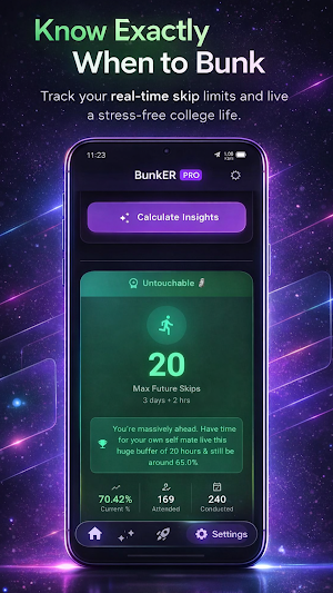 DeBunk: Attendance but Smarter Screenshot 0