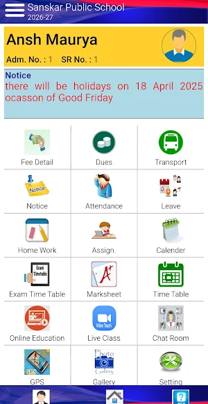 Sanskar Public School Screenshot 2