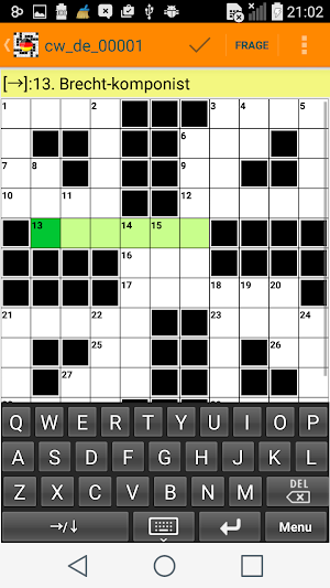 German Crossword Puzzles Free Screenshot 2