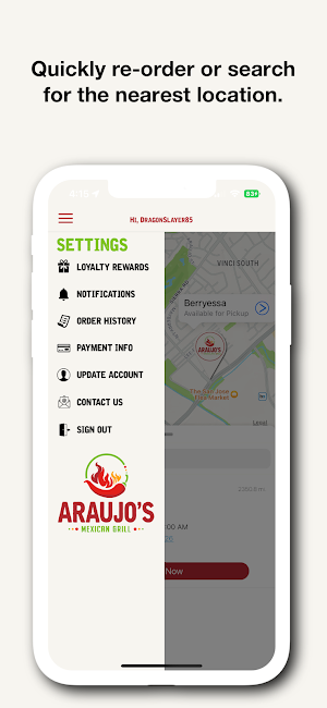 Araujo's Mexican Grill Screenshot 0