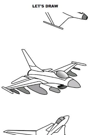 Draw Aircrafts: Jet Screenshot 0