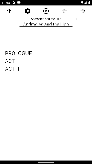 Book, Androcles and the Lion Screenshot 0