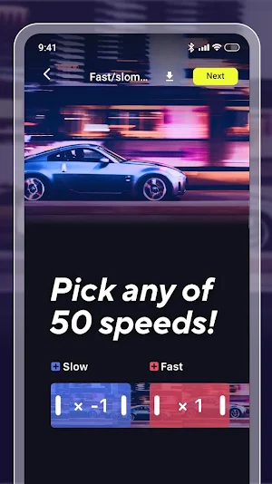 Slow Motion Video Editor Screenshot 1