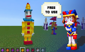 Pomni digital Circus Minecraft Screenshot 2