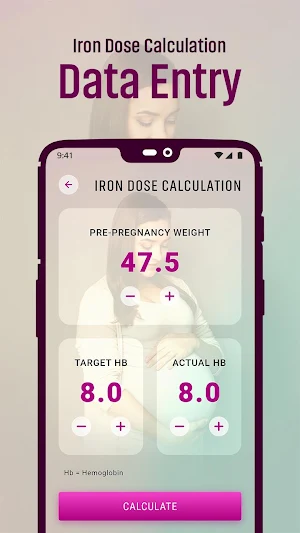 Iron Dose Calculation Screenshot 2