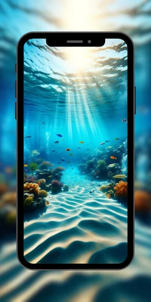Underwater World Wallpaper HD Screenshot 0