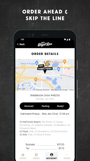 Jeff's Bagel Run Screenshot 1