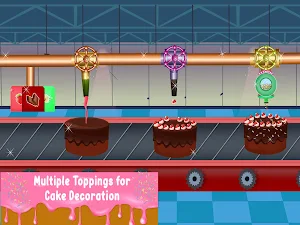 Birthday Chocolate Cake Factory: Bakery Chef Game Screenshot 3