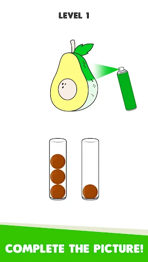 Coloring Sort Puzzle Screenshot 1