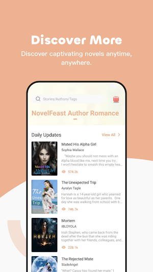 Novel Feast Author Screenshot 0