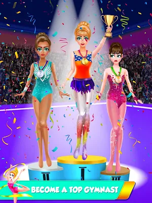 Gymnastics Star Girl Dress Up Screenshot 1