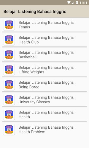 Belajar Listening Bahasa Inggris Screenshot 2