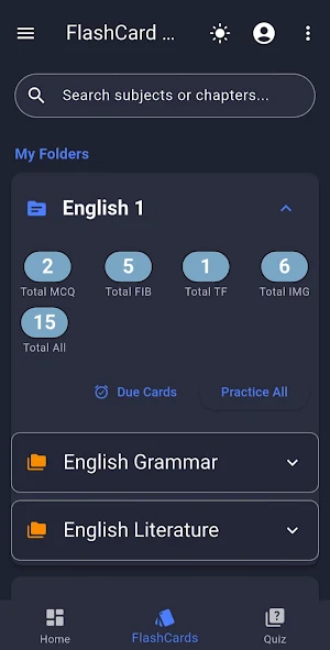 FlashCard Screenshot 2