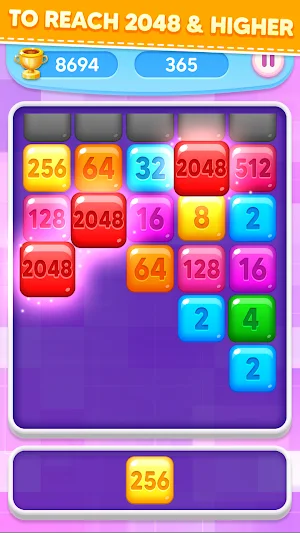 2048 Merge Blocks Screenshot 2
