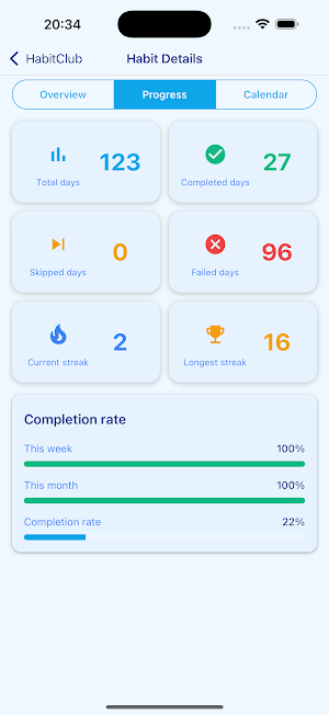 HabitClub - Daily Habit & Task Screenshot 2