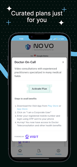 Novo Insure Screenshot 2