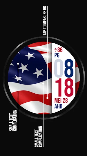 Memorial Day Animated Face 046 Screenshot 3