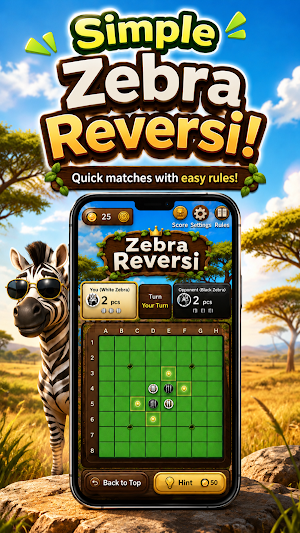 Zebra Reversi Screenshot 0