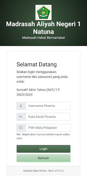 Exambro MAN 1 Natuna Screenshot 0