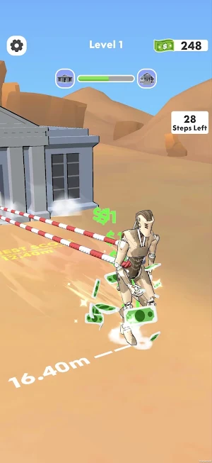 Robot Pulling House Screenshot 1