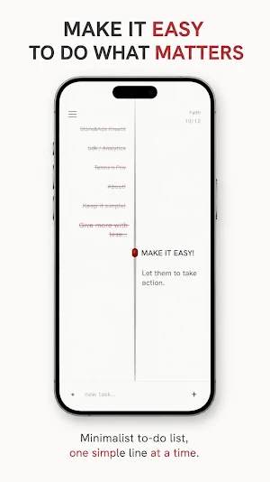 Dodo Line: Minimalist To-Do Screenshot 0