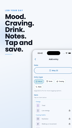 Quit Drinking Tracker Screenshot 2