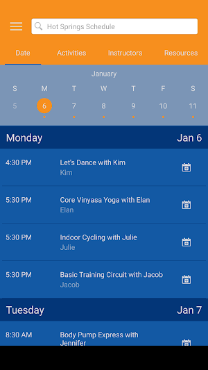 Hot Springs Health & Fitness Screenshot 2