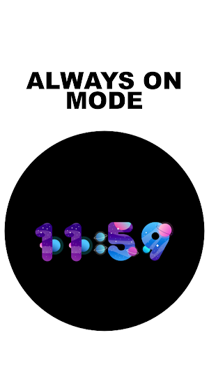 Calm Cross Universe Watch Face Screenshot 1