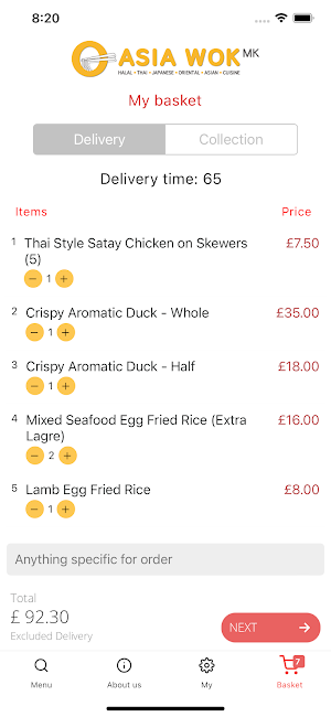 Asia Wok MK Screenshot 3