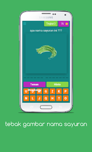 tebak gambar nama sayuran Screenshot 3