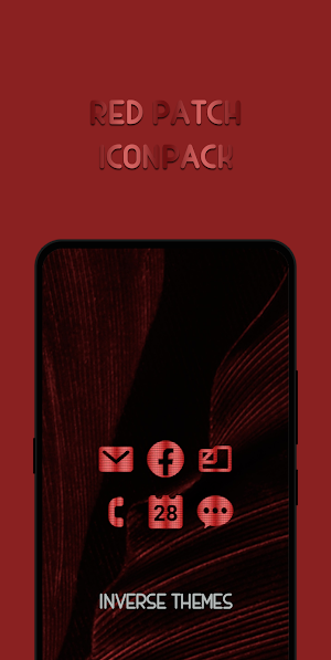Red Patch Icon Pack Screenshot 2