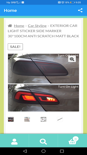 Car Styling Accessories  Shop Screenshot 0