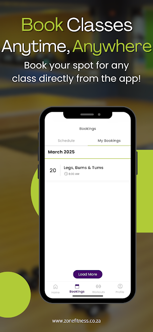 Zone Fitness Clubs Screenshot 2
