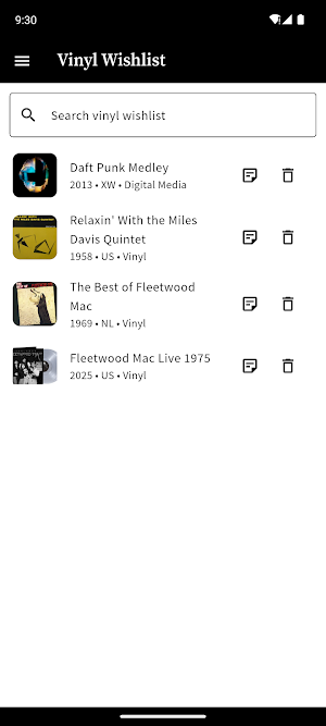 Vinco - Collection Manager Screenshot 1