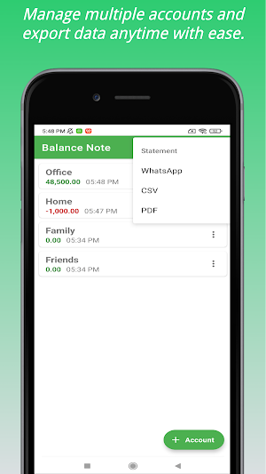 Balance Note - Money Manager Screenshot 0