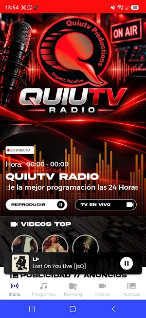 QuiuTv Radio Screenshot 1