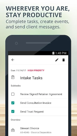 MyCase Screenshot 1