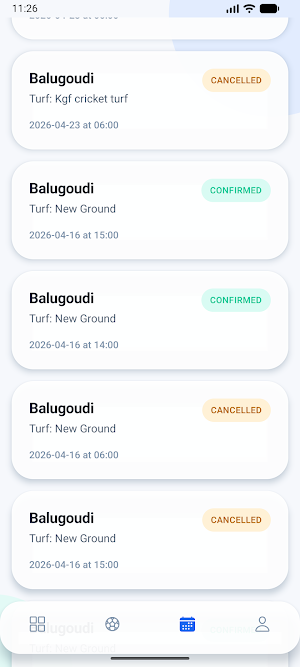 BookMyGrounds Screenshot 3