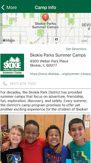 Skokie Parks Summer Camps Screenshot 1