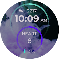 Aqua Nebula Watch Face