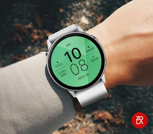Green Mint Fit Watch Face Screenshot 2