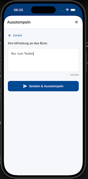 Stöber Mitarbeiter App Screenshot 2