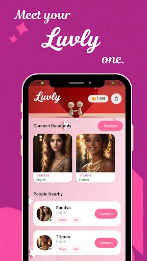 Luvly Meet. Chat. Connect. Screenshot 1