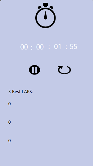 Clock app by Nathan Frederick Screenshot 1
