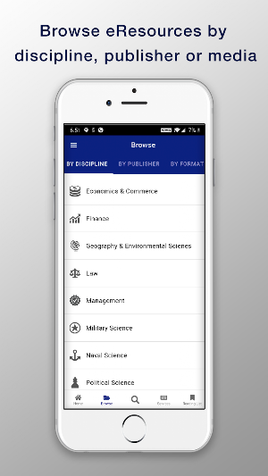 DI eLibrary Screenshot 2