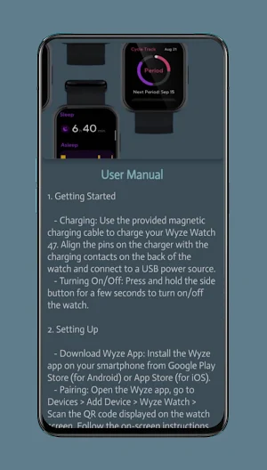wyze watch 47 guide Screenshot 0