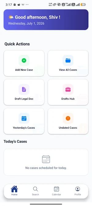 Advocase: Lawyer Case Diary Screenshot 1