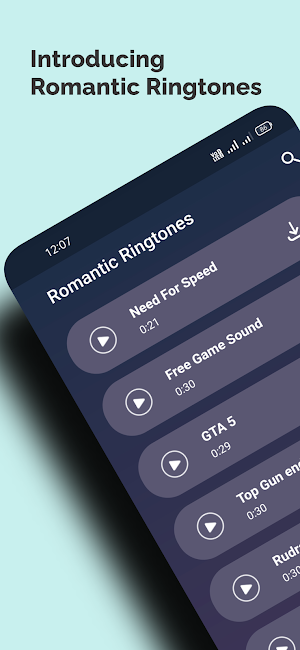 Romantic Ringtones Screenshot 0